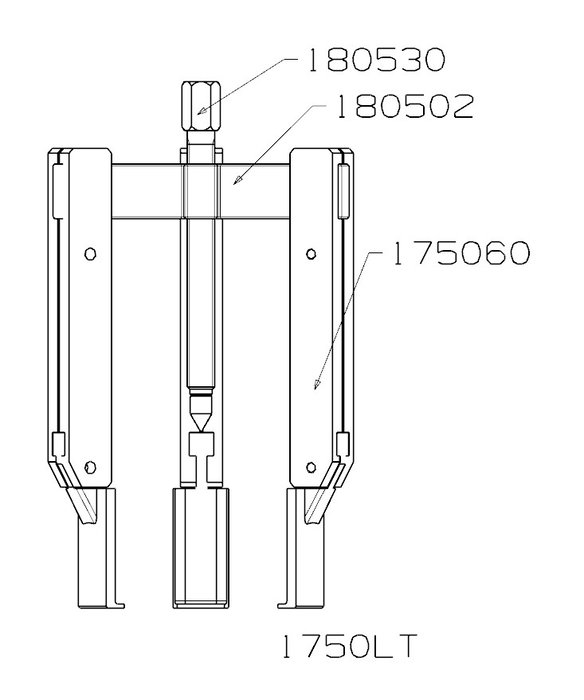 Extractor Forza 3 Patas Finas 195X125 Extractor Forza 3 Patas Finas 195X125
